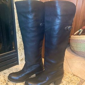 Frye Jane Tall, black 7.5B leather boot